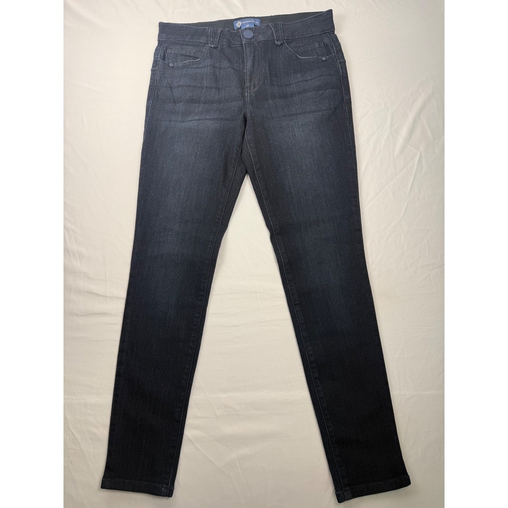 Democracy 10 Absolution Black Straight Leg Jeans Stretch Denim